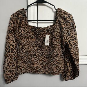 GAP Leopard Print Top for girls